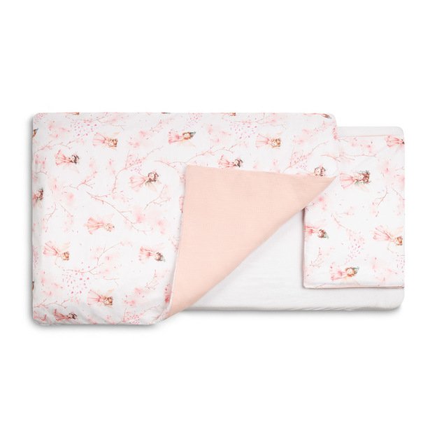 2 DALIŲ PATALYNĖ FĖJOS ROŽINĖ 100X135 CM 1