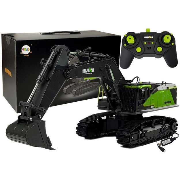 Nuotolinio valdymo ekskavatorius, modelis 1592 HuiNa, 1:14, radijo bangomis valdomas