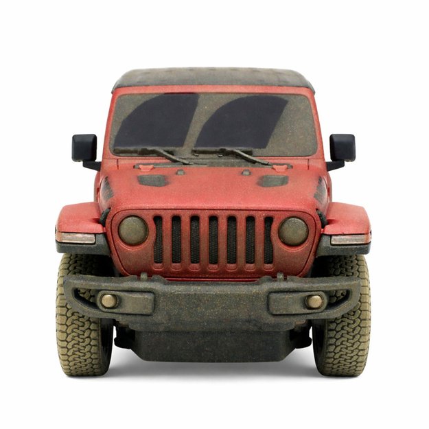JEEP Wrangler Rubicon-Muddy Remote Controlled RC Car Red Rastar 1:24