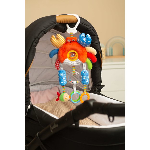 COLORFUL TRAVEL TOY CRAB