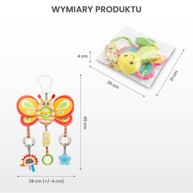 COLORFUL TRAVEL TOY CRAB