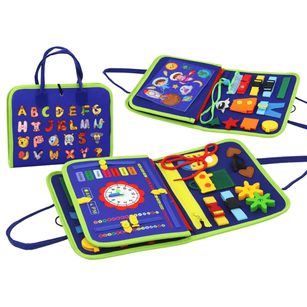 Felt Board Sensory Manipulative Educational Blue