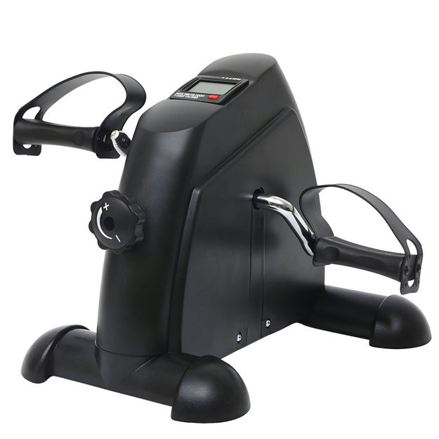 Mini Exercise Bike Rotor Rehabilitation 2 in 1 LCD Display Black