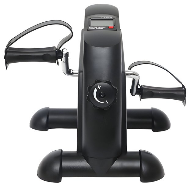 Mini Exercise Bike Rotor Rehabilitation 2 in 1 LCD Display Black