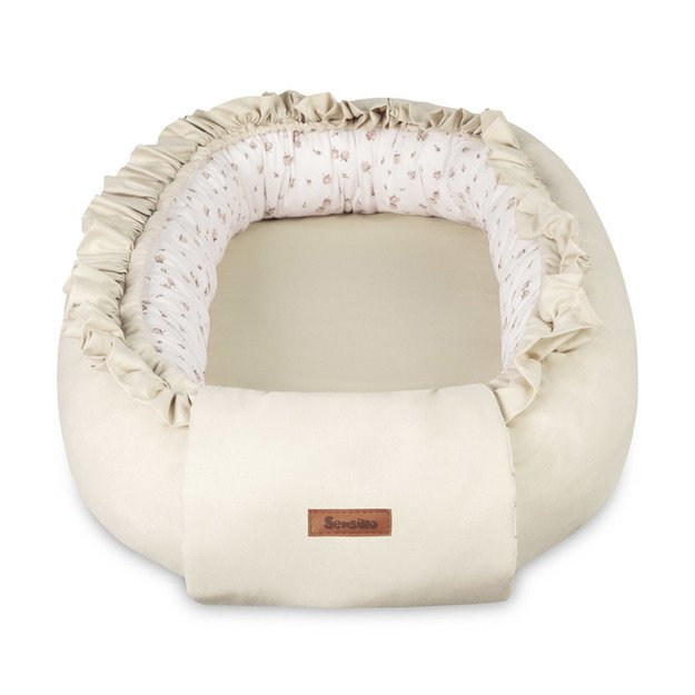 BABY NEST COTTON ROSE BEIGE 80X45