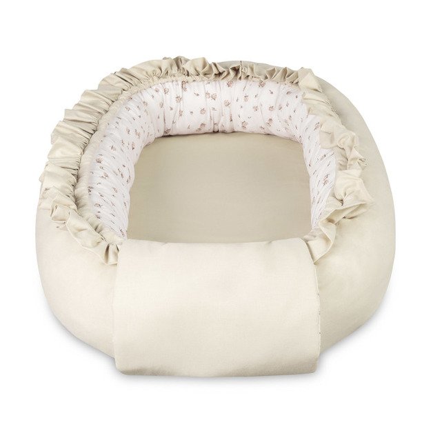 BABY NEST COTTON ROSE BEIGE 80X45