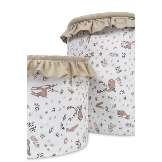 BASKET FOR TOYS FOREST BEIGE M
