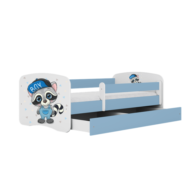 Bed babydreams blue raccoon with drawer with mattress 180/80 6