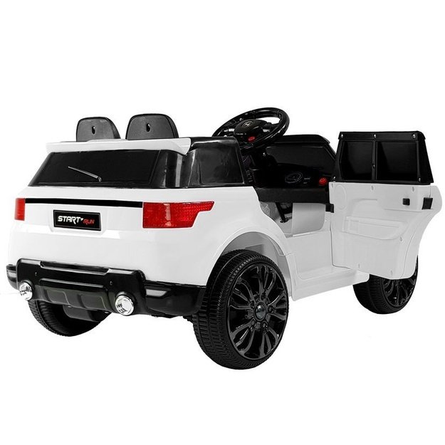 HL1638 Electric Ride-On Car White 2