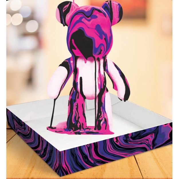 Splat Planet kūrybinis rinkinys Marble Bear, rožinis