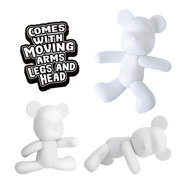 Splat Planet kūrybinis rinkinys Marble Bear, rožinis