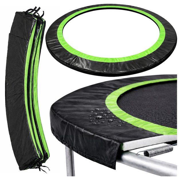 Lean Spring Pad for Trampoline Black 427-435 cm 14 ft