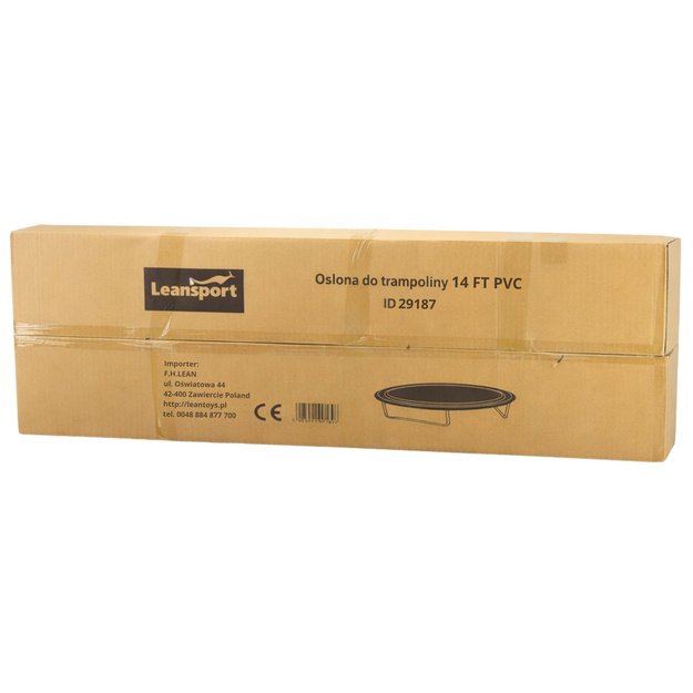 Lean Spring Pad for Trampoline Black 427-435 cm 14 ft