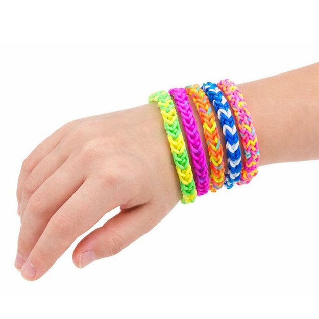 Large Creative Set of Rubber Bands for Making DIY Bracelets Box 15000 pcs.