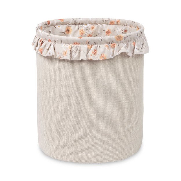 TOY BASKET M BLOOM BEIGE