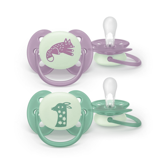 SCF094/04 PACIFIER ULTRA SOFT 6-18 NIGHT
