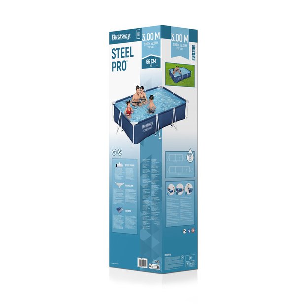 Rack Garden Pool 300 cm x 201 cm x 66 cm Bestway 56404