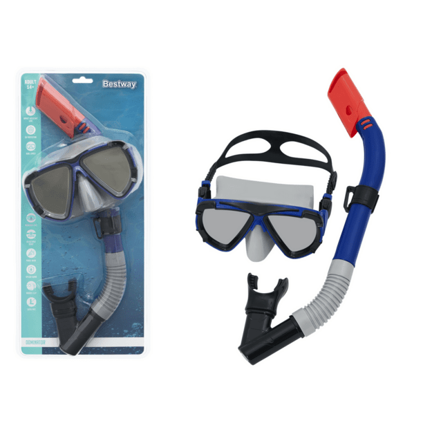 Diving Set Black Mask Snorkel Bestway 24053