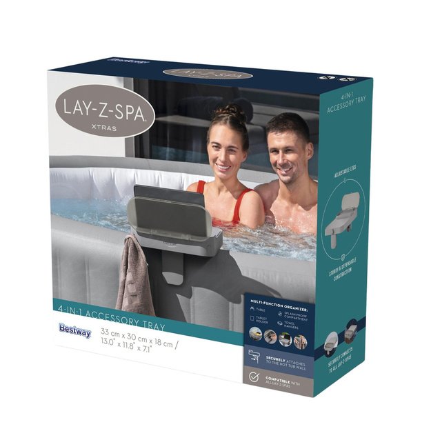 4-in-1 Tablet Holder Table Shelf for Lay-Z-Spa Bestway 60337