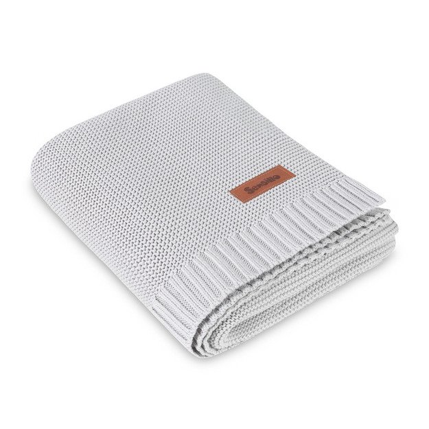 BLANKET ELVA 80X100 LIGHT GREY