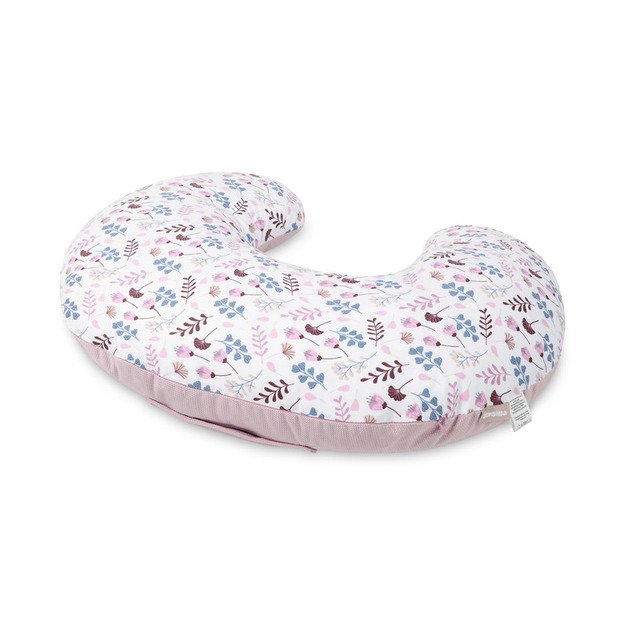 FEEDING PILLOW VELVET TWIGS PINK