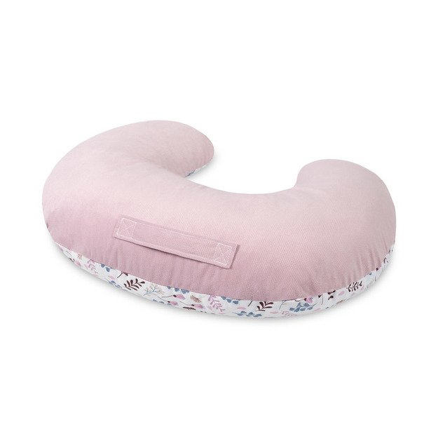 FEEDING PILLOW VELVET TWIGS PINK