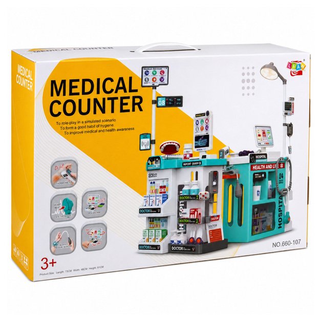 Large Medical Set Medical Table Doctor Lights Sounds Accessories 77pcs.