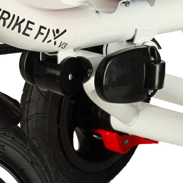 Rowerek tr&oacute;jkołowy Trike Fix V3 rower spacer&oacute;wka 3w1 obracany 360 wolne koło r&oacute;żowy