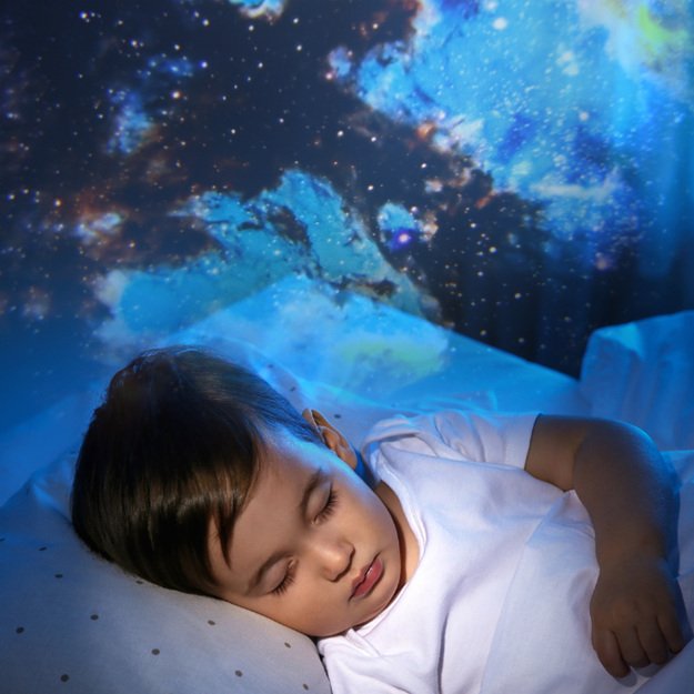 Projektor gwiazd nieba lampka nocna LED USB planetarium planety 12 dysk&oacute;w 360&deg; timer