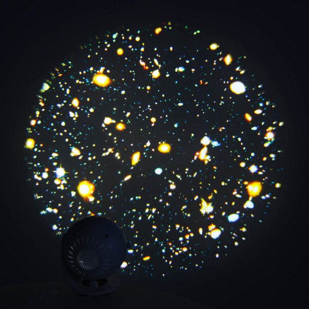 Projektor gwiazd nieba lampka nocna LED USB planetarium planety 12 dysk&oacute;w 360&deg; timer