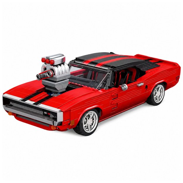 Construction Bricks Sports Car Charger Red 1869 pcs.
