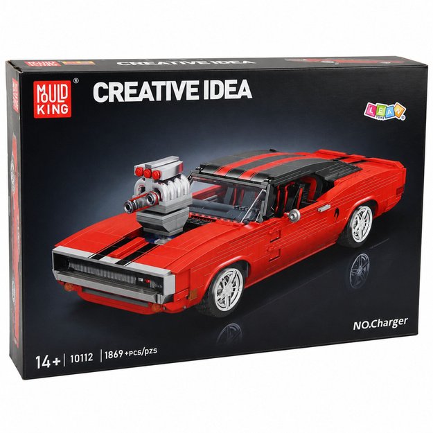 Construction Bricks Sports Car Charger Red 1869 pcs.