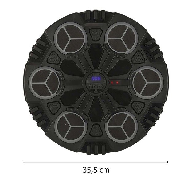 Tarcza bokserska treningowa na ścianę trenażer muzyka Bluetooth LED USB