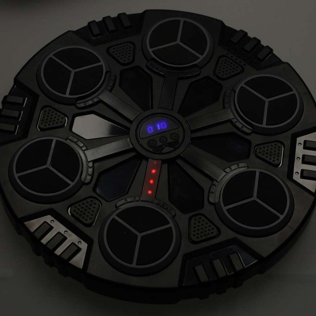 Tarcza bokserska treningowa na ścianę trenażer muzyka Bluetooth LED USB