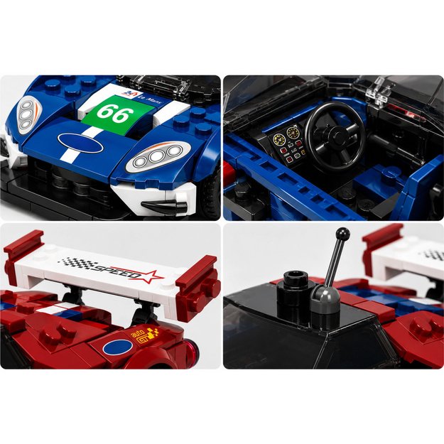 Building Blocks Sports Car GT2016 Racing Display Case 347 pcs.