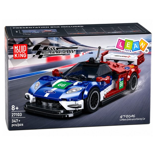 Building Blocks Sports Car GT2016 Racing Display Case 347 pcs.