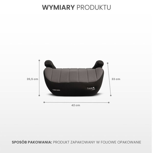 TIGER I-SIZE SEAT TEAL (125-150)
