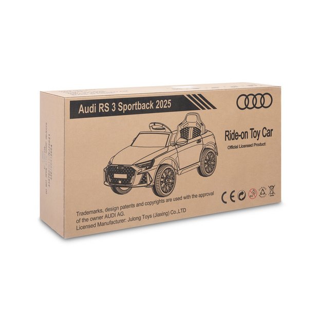 BATTERY CAR AUDI RS3 RED