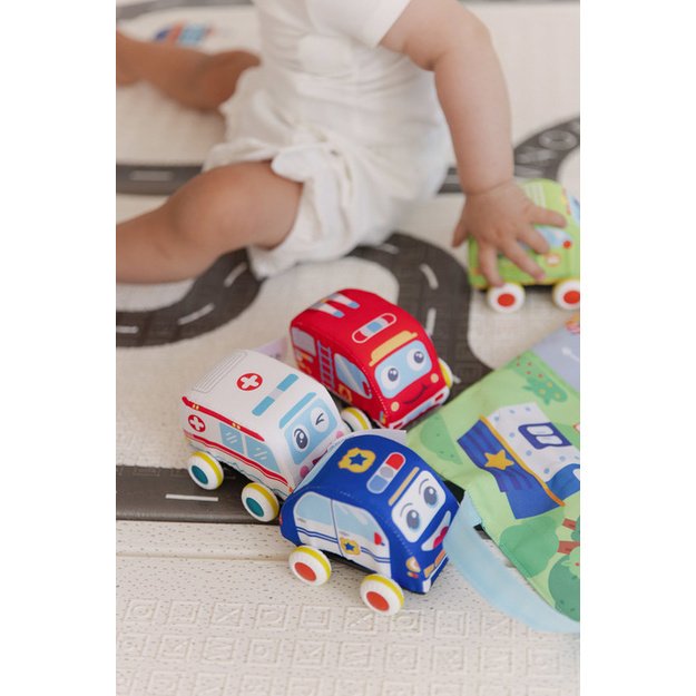 EDUCATIONAL TOY - PULLBACK CARS + MAT
