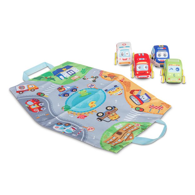 EDUCATIONAL TOY - PULLBACK CARS + MAT
