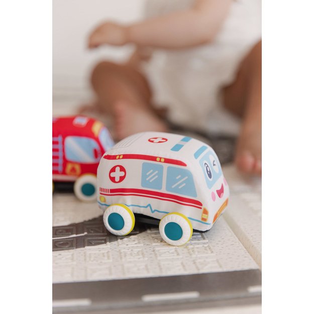 EDUCATIONAL TOY - PULLBACK CARS + MAT