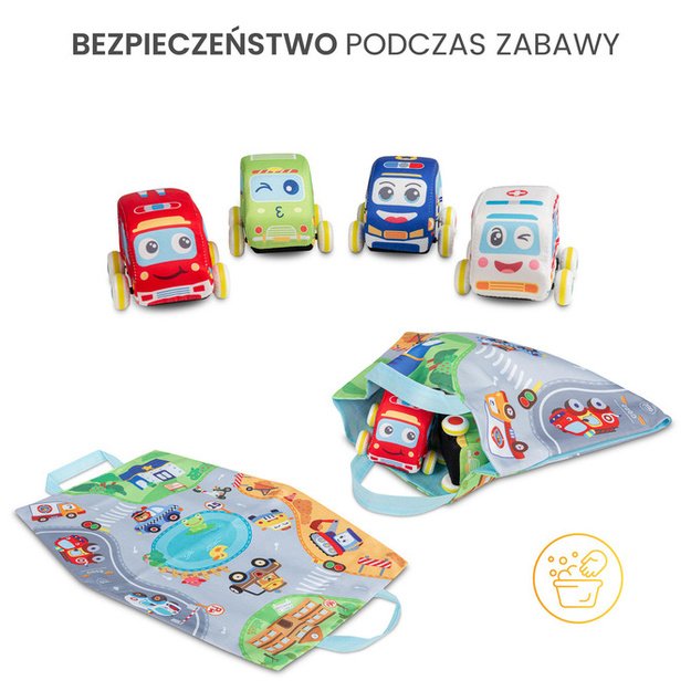 EDUCATIONAL TOY - PULLBACK CARS + MAT
