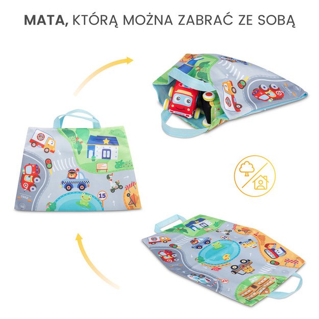 EDUCATIONAL TOY - PULLBACK CARS + MAT