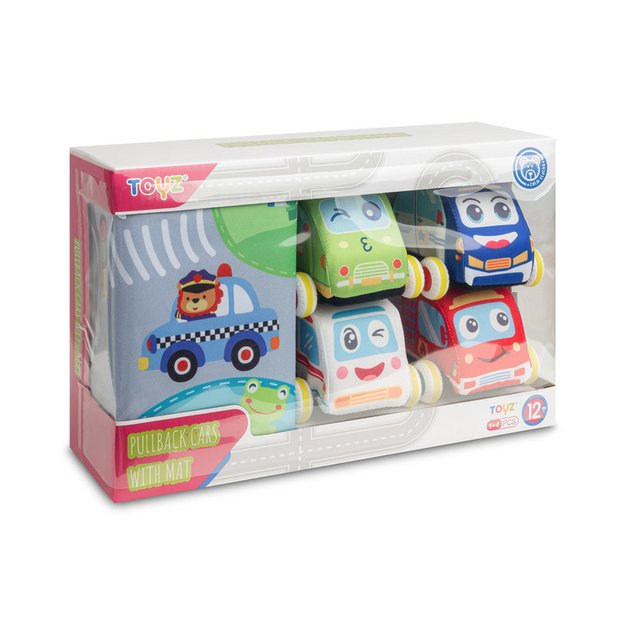 EDUCATIONAL TOY - PULLBACK CARS + MAT