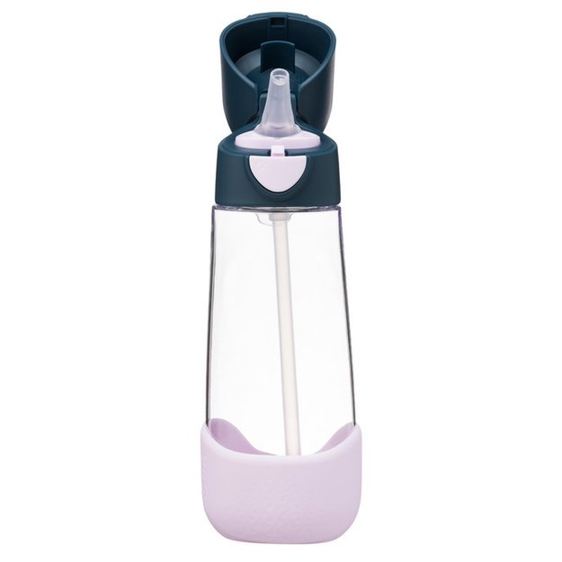2253 TRITAN BOTTLE WITH STRAW 600ML INDIGO RROSE BB00225
