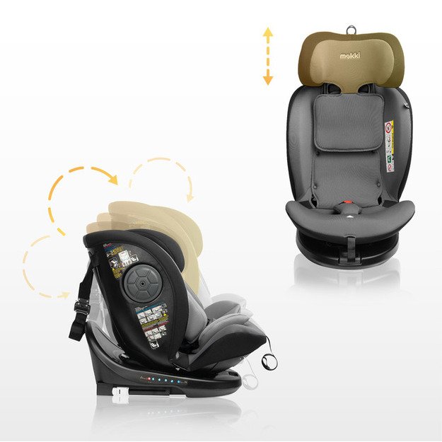 CAR SEAT MOKKI I-SIZE BEIGE (40-150) 21