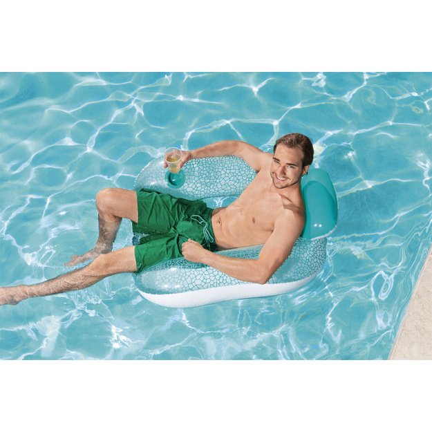 Inflatable Cushion Swimming Circle Blue 102 x 94 cm Bestway 43097