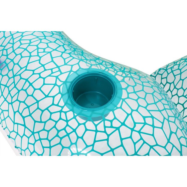Inflatable Cushion Swimming Circle Blue 102 x 94 cm Bestway 43097