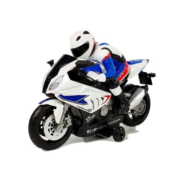 RC Motorcycle R / C 2.4G White
