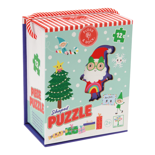 Shaped Jigsaw Puzzle, Christmas, 12 pcs.